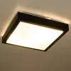 MasterLED Solen 270x270 mm négyzet alakú fekete mennyezeti lámpa 2xE27 foglalattal