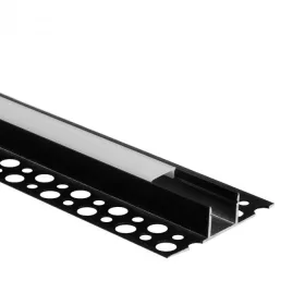  Ecolight hidegburkolatba építhető, fekete, 12mm széles, 2 méteres szál