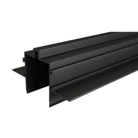   MasterLED LUXO fekete gyűjtősín 1 méter hosszú süllyesztett rögzítő 48V