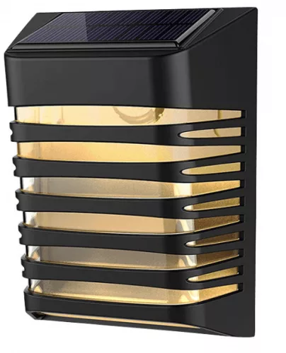 EcoLight Napelemes fali lámpa beépített alkonykapcsolóval SOE-2