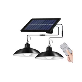 MasterLED Napelemes lámpa x2 távirányítóval 6500K 200lm