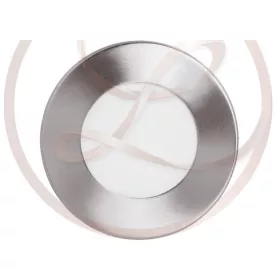   Strühm Milton 6 W-os süllyesztett meleg fehér ezüst színű kör alakú LED-es mennyezetlámpa