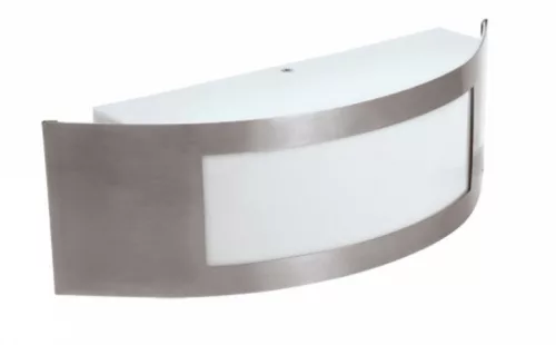 Strühm Mango-1 kültéri matt króm oldalfali lámpatest E27-es foglalattal