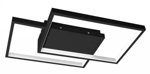 MasterLED Galaxis Polaris 45 W-os 42x30 cm fekete LED távirányítós mennyezeti lámpa