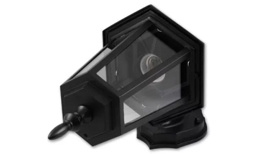 MasterLED Victoria fekete kültéri lefelé lógó oldalfali lámpa E27-es foglalattal