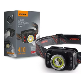   Videx LED Fejlámpa natúrfehér újratölthető akkumulátorral H035C