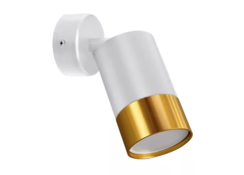 Strühm Puzon SPT GU10 foglalatú fehér-arany fali lámpa