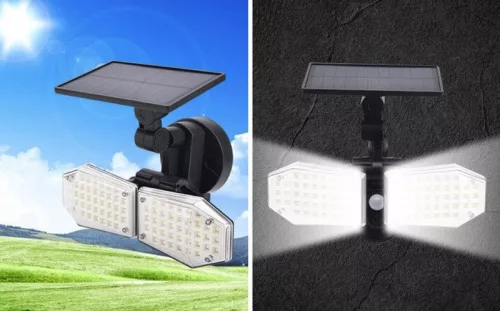 MasterLED Solar LED napelemes 15 W-os mozgásérzékelővel