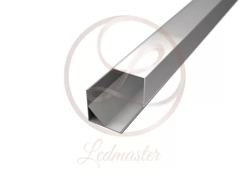 Ledprofiles Sarok aluprofil 90°-os opál fedéllel 2 méteres szál