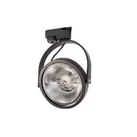   MasterLED Leon fekete sínre szerehető lámpa keret AR111-es foglalattal