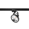 MasterLED Leon fekete sínre szerehető lámpa keret AR111-es foglalattal