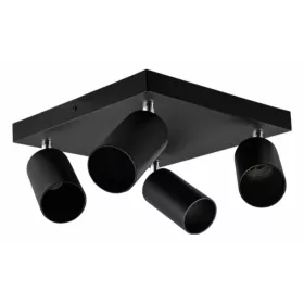   MasterLED Bardo GU10 foglalatú 4-es fekete mennyezeti lámpa