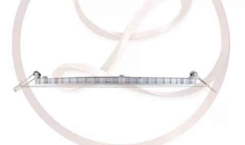 Strühm Slim 15 W-os süllyesztett meleg fehér fehér színű kör alakú LED-es mennyezetlámpa