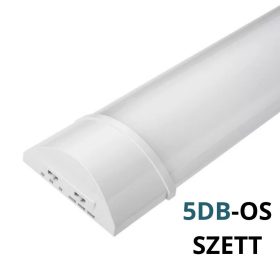 5 db Eurolamp ZÁRT TÍPUSÚ LED Batten 10-15-20W 0,60m 3CCT
