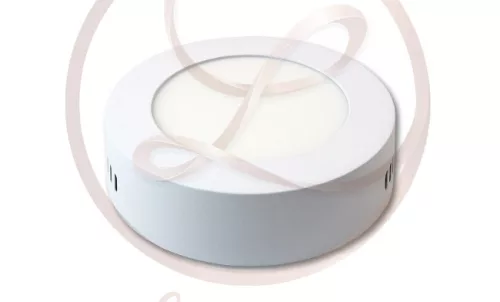 MasterLED Proma 6 W-os falon kívüli meleg fehér kör alakú LED-es mennyezetlámpa