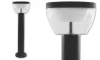 MasterLED Merida 9 W-os natúr fehér 50 cm magas fekete állólámpa