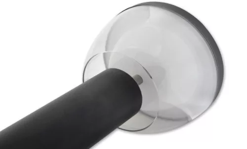 MasterLED Merida 9 W-os natúr fehér 50 cm magas fekete állólámpa