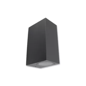   MasterLED Lida 150x92 sötétszürke szögletes oldalfali lámpa GU10-es foglalattal