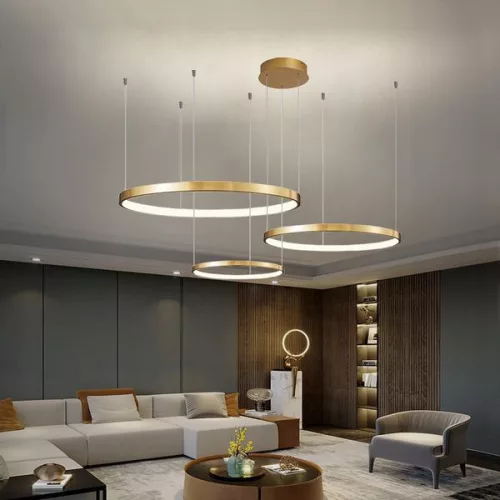 MasterLED Hodo LED csillár 40/60/80cm 116W arany