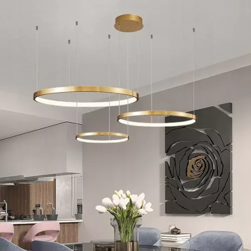 MasterLED Hodo LED csillár 40/60/80cm 116W arany