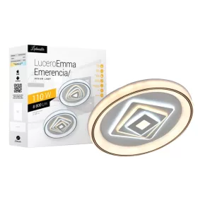   Lucero Emerencia 110 W-os 50 cm átmérőjű fehér LED távirányítós és mobil applikációval vezérelhető mennyezeti lámpa