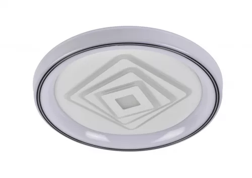 Lucero Emerencia 110 W-os 50 cm átmérőjű fehér LED távirányítós és mobil applikációval vezérelhető mennyezeti lámpa