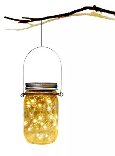 MasterLED Napelemes LED füzér mini befőttesüvegben