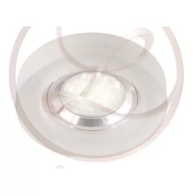   Strühm Adel Led kör alakú spot keret matt üveg/króm GU10-es foglalattal