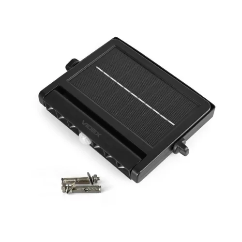 Videx napelemes fali LED lámpa 5000K beépített mozgásérzékelővel 025-S