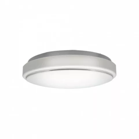 Strühm Sola 12 W-os ø260 mm kerek natúr fehér mozgásérzékelős mennyezeti lámpa IP44-es védettségű