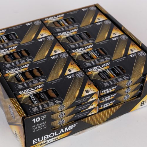 Eurolamp XTREME power elem AA LR06 1,5 8DB papír csomagolsában