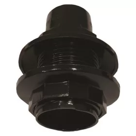 E14-es fekete műanyag  csillár foglalat 220-240V