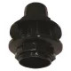 E14-es fekete műanyag  csillár foglalat 220-240V