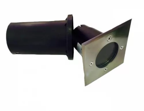 MasterLED Süllyeszthető lépésálló mattkróm kerti lámpatest cserélhető fényforrással