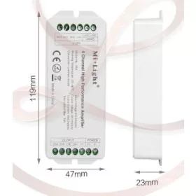   Mi Light Jelerõsítõ egység RGB led vezérlõkhöz rgb vezérlés jelerõsítõ led szalag