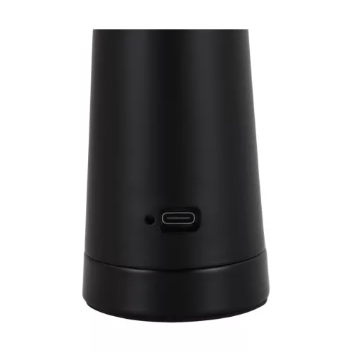 Strühm Grot LED asztali lámpa  fekete színben  szabályozható színhőmérséklettel és újratölthető akkumulátorral