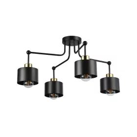   MasterLED Elza 4xE27 foglalatú fekete/réz színű mennyezeti lámpa