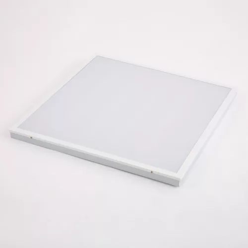 EcoLight 60 W-os szögletes 60x60 cm natúr fehér fehér színű 2 az 1-ben falon kívüli és süllyeszthető led panel