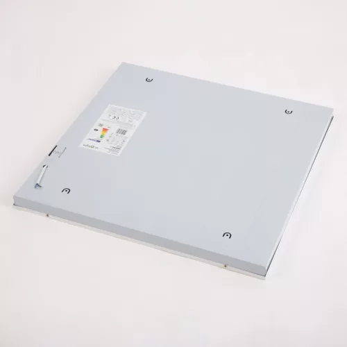 EcoLight 60 W-os szögletes 60x60 cm natúr fehér fehér színű 2 az 1-ben falon kívüli és süllyeszthető led panel
