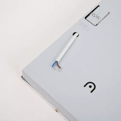 EcoLight 60 W-os szögletes 60x60 cm natúr fehér fehér színű 2 az 1-ben falon kívüli és süllyeszthető led panel