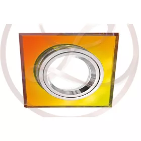   Strühm Stan négyzet alakú spot keret kaméleon/króm GU10-es foglalattal