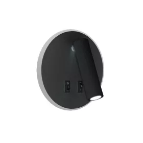   Strühm Otello C ø146 mm kerek meleg fehér/natúr fehér fekete fali lámpa