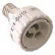  E14-GU10 átalakító izzó foglalat 220-240V