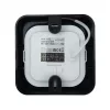 Ecolight 6W-os, négyzet alakú, CCT, fekete, süllyesztett és felületre szerelhető lámpa