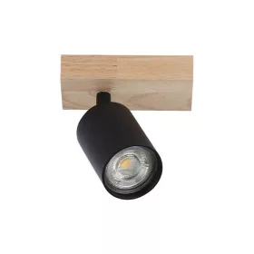 MasterLED Dabi tölgy/fekete színű fali lámpa,