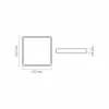 VIDEX-DOWNLIGHT-LED-DLSS-18W LED Felületre szerelhető Mennyezeti lámpa