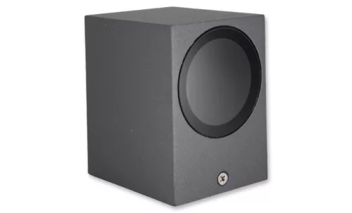 MasterLED Lida 81x92 sötétszürke szögletes oldalfali lámpa GU10-es foglalattal