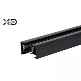   MasterLED XD-IT222 fekete felületre szerelhető sín 2 méter hosszú