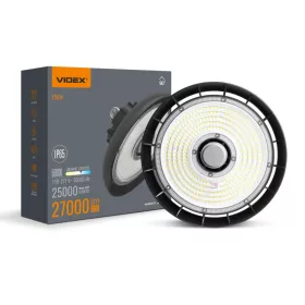   VIDEX HB01 LED csarnokvilágító 150W 5000K 27000Lm 220V Fekete