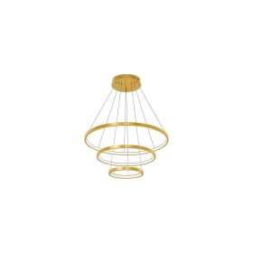 MasterLED Coma LED csillár 20/40/60cm 77W arany